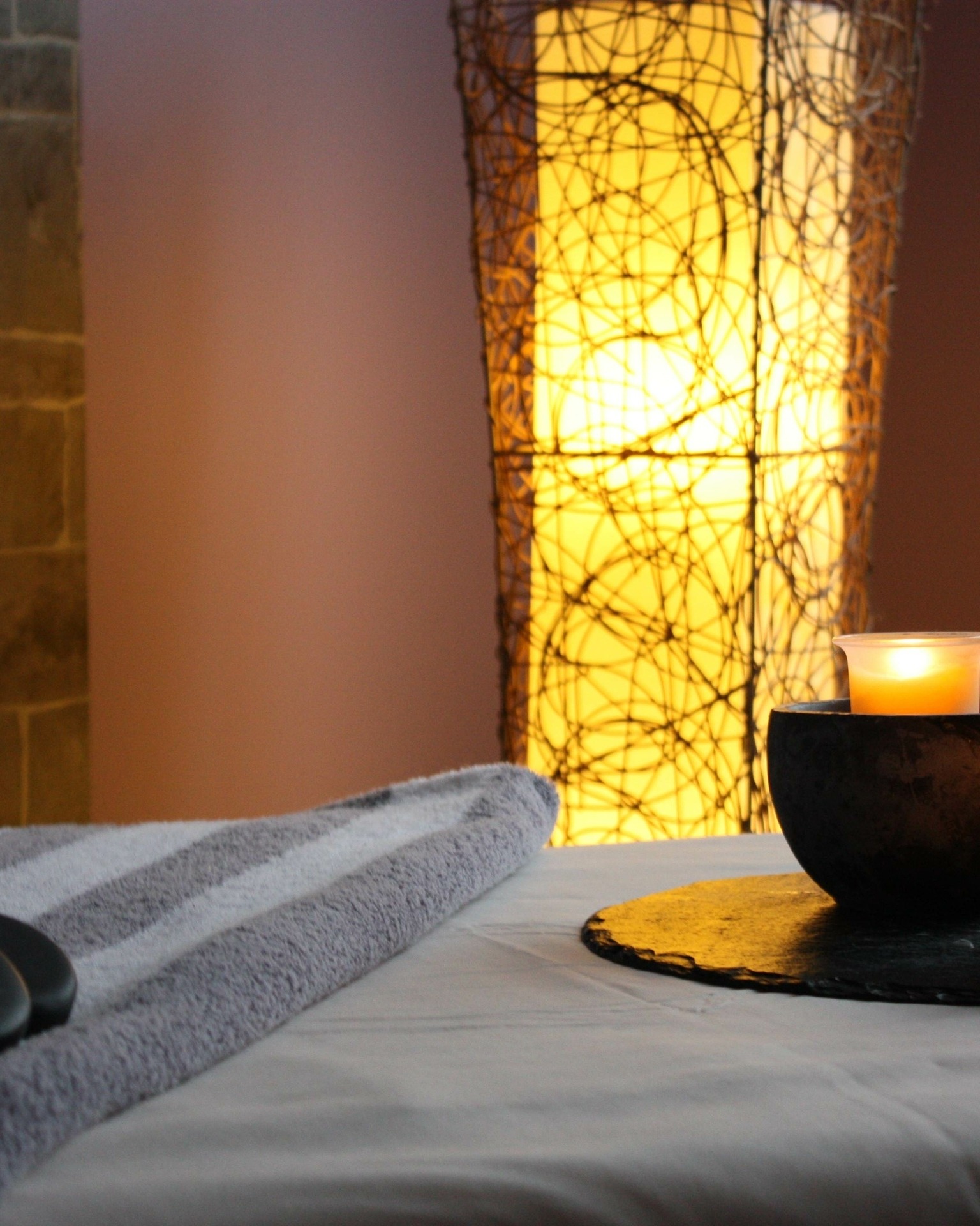 Schieferstein-Kabine im relexa Wellnessbereich Bad Steben